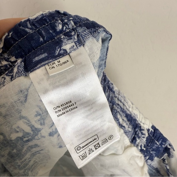 COS French Etoile blue linen set - Picture 9 of 16